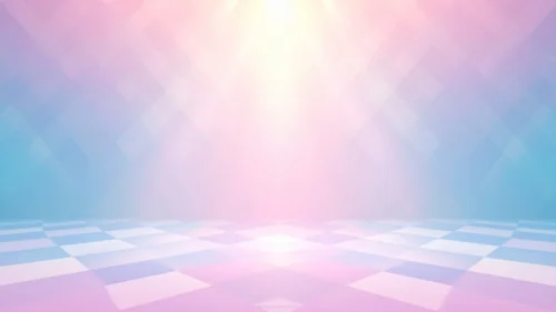 Aesthetic Pastel Background For Google Slides With A Glowing Sunburst