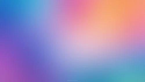 Sunset Sky Gradient Background For PowerPoint With Rainbow Hues
