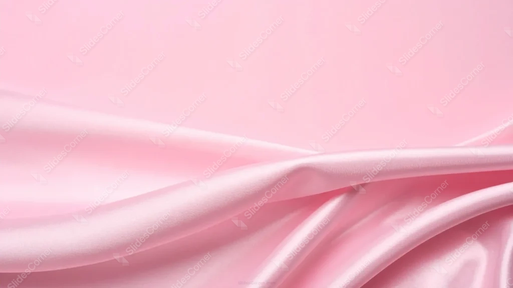 Pink Background For PowerPoint With Real Satin Silk Folds Pink Background For PowerPoint With Real Satin Silk Folds