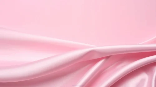 Pink Background For PowerPoint With Real Satin Silk Folds