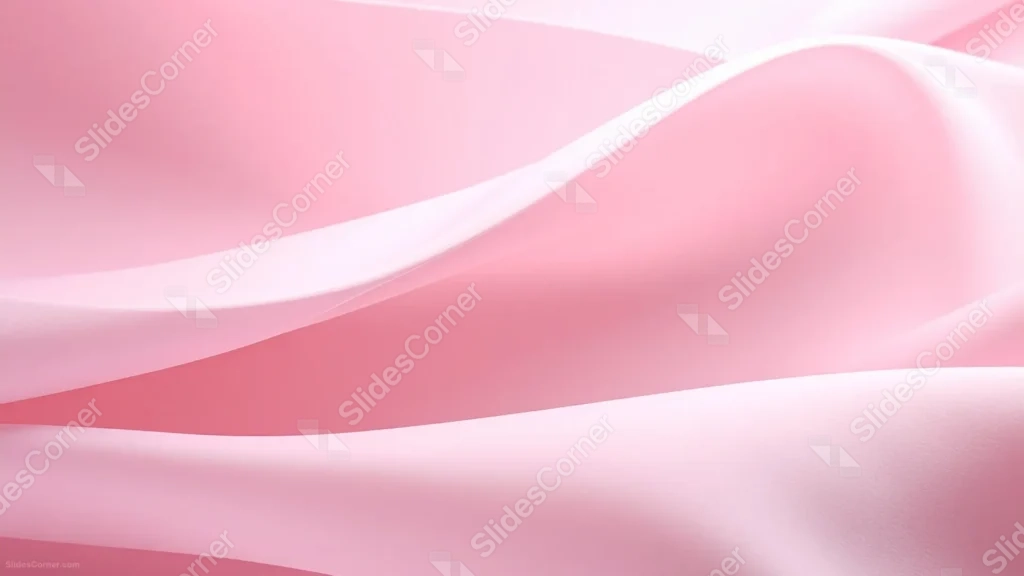 Pink Silk Background For PowerPoint With Soft Satin Folds Pink Silk Background For PowerPoint With Soft Satin Folds