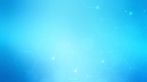 PPT Background Medical Theme With Vivid Blue Hexagon Grid