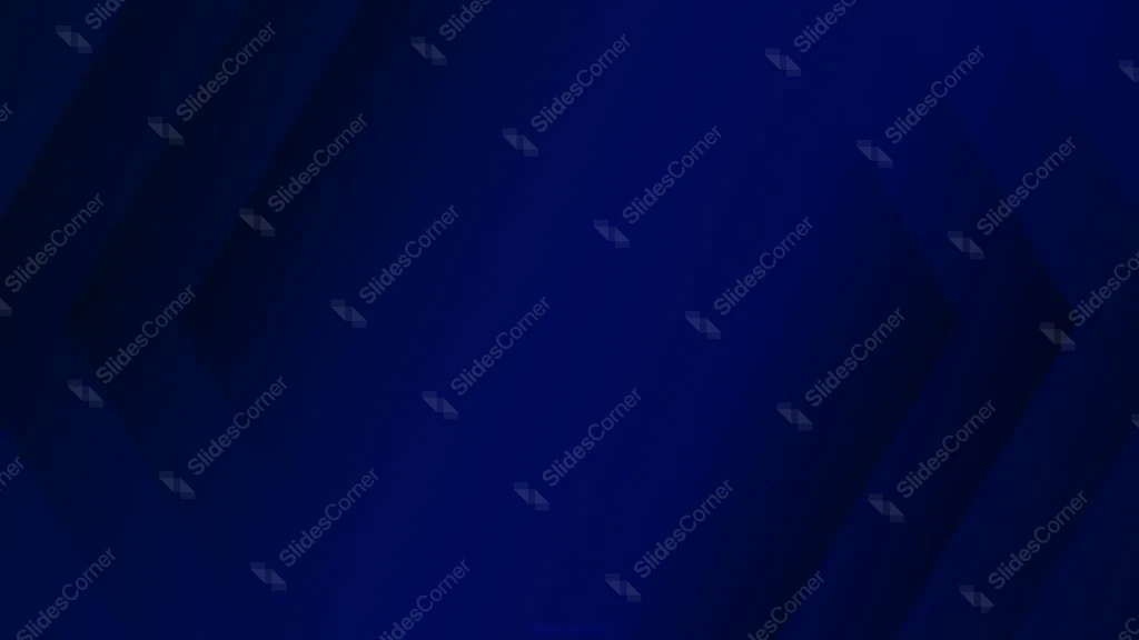 Professional Blue PPT Background Dark Hexagon Facets