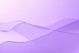 Purple Background For Slides With Flat Translucent Wave Layers