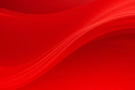 Red Background Design Aesthetic With Flowing Silk Wave