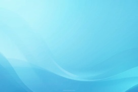 Soft Blue PPT Background with Painterly Flowing Waves