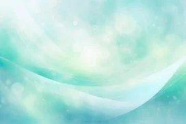 Health Background For PowerPoint With A Glowing Watercolor Core