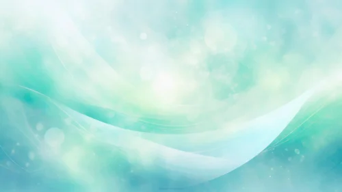 Health Background For PowerPoint With A Glowing Watercolor Core