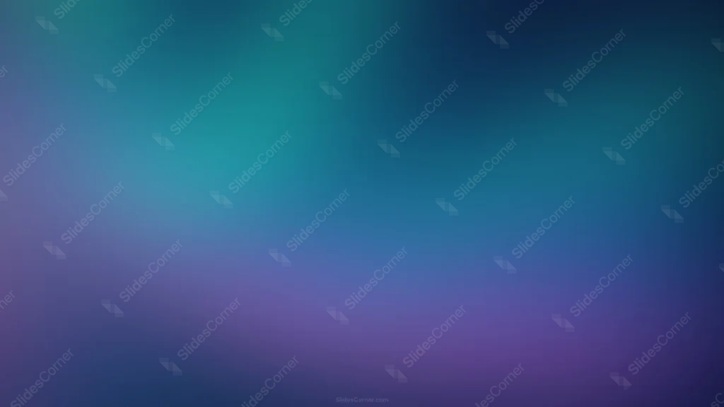 Aurora Night Sky Background For Google Slides With Teal To Purple