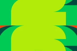 World Cup 2026 Background in Bold Green Geometric Curves