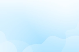 Aesthetic Light Blue Background For Google Slides With Soft Cloud Shapes
