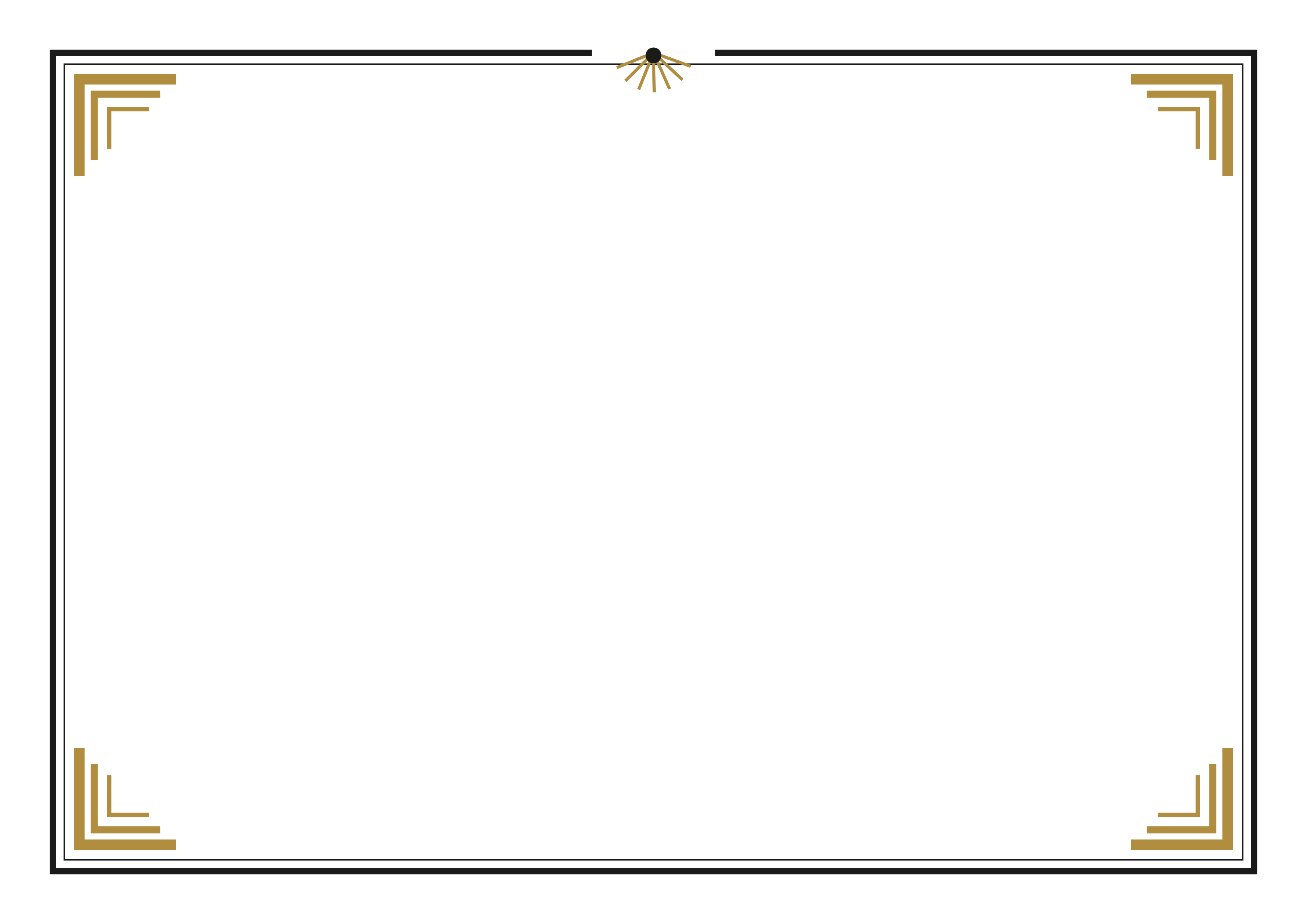 Art Deco design for the free printable Free Printable Certificate of Appreciation Template