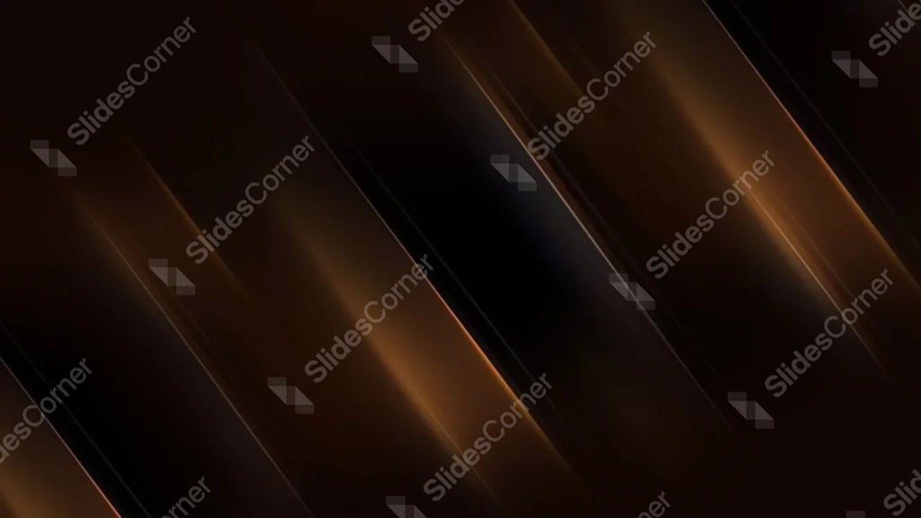 Black Gold Background For PowerPoint With Diagonal Streaks Black Gold Background For PowerPoint With Diagonal Streaks
