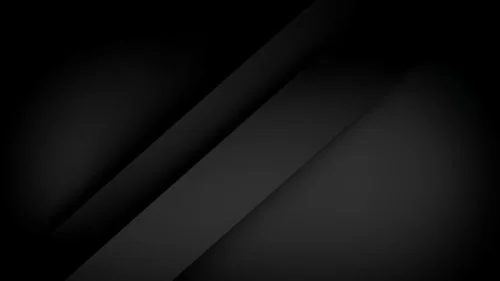 Black background with a sleek diagonal charcoal band for PowerPoint