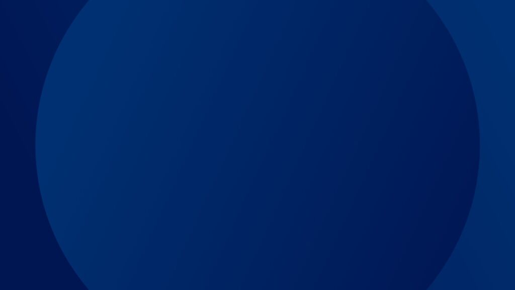 Blue Gradient Background For PowerPoint With A Bold Circle Silhouette