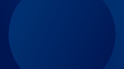 Blue Gradient Background For PowerPoint With A Bold Circle Silhouette