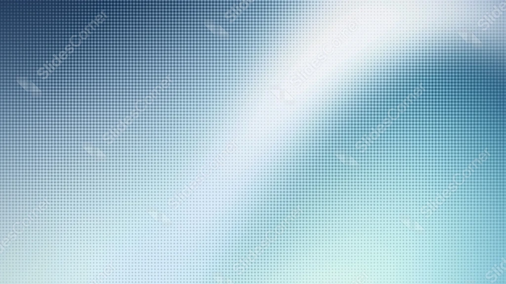 Blue Halftone Background For PowerPoint With Dot Gradient