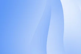 Blue Gradient Background For PowerPoint With Soft Wave Bands