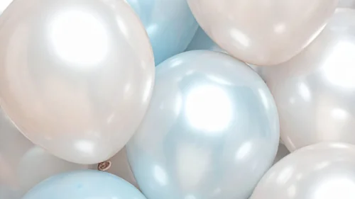 Baby Blue White Balloons Wallpaper for Phone – Free 1080×1920 Download