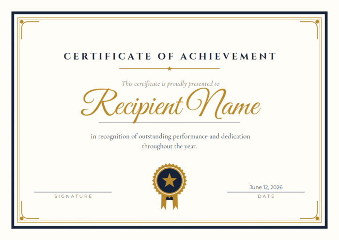 Free Printable Certificates