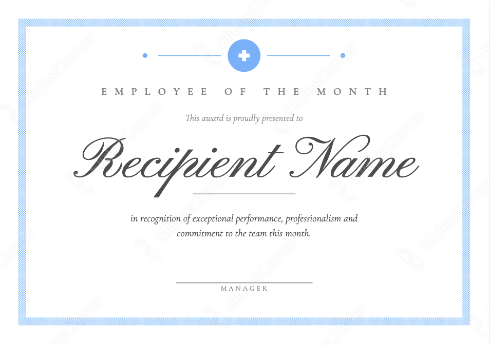 Free Printable Medical Certificate of Achievement Template