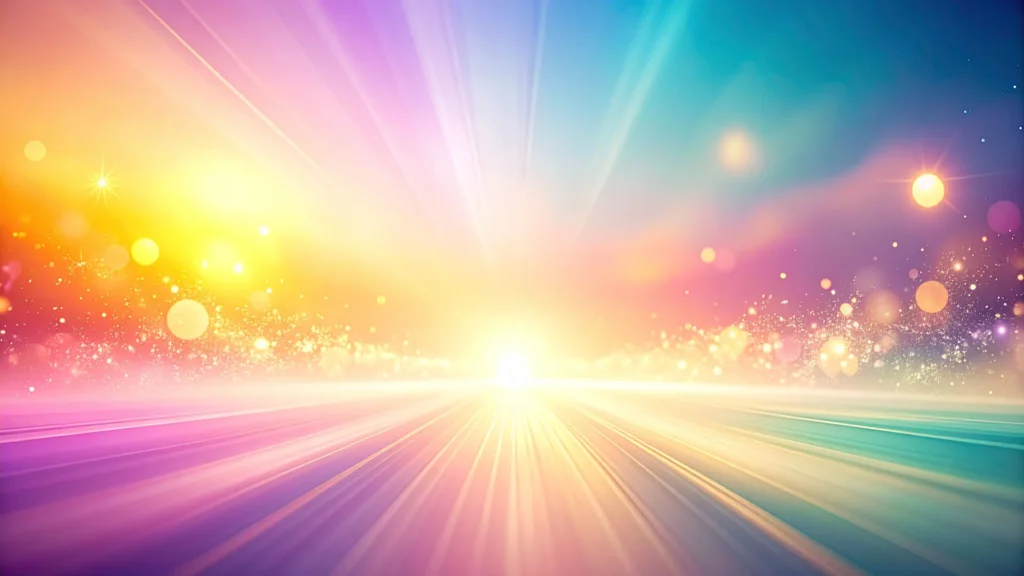 Colorful Light Rays Background For PowerPoint Colorful Light Rays Background For PowerPoint