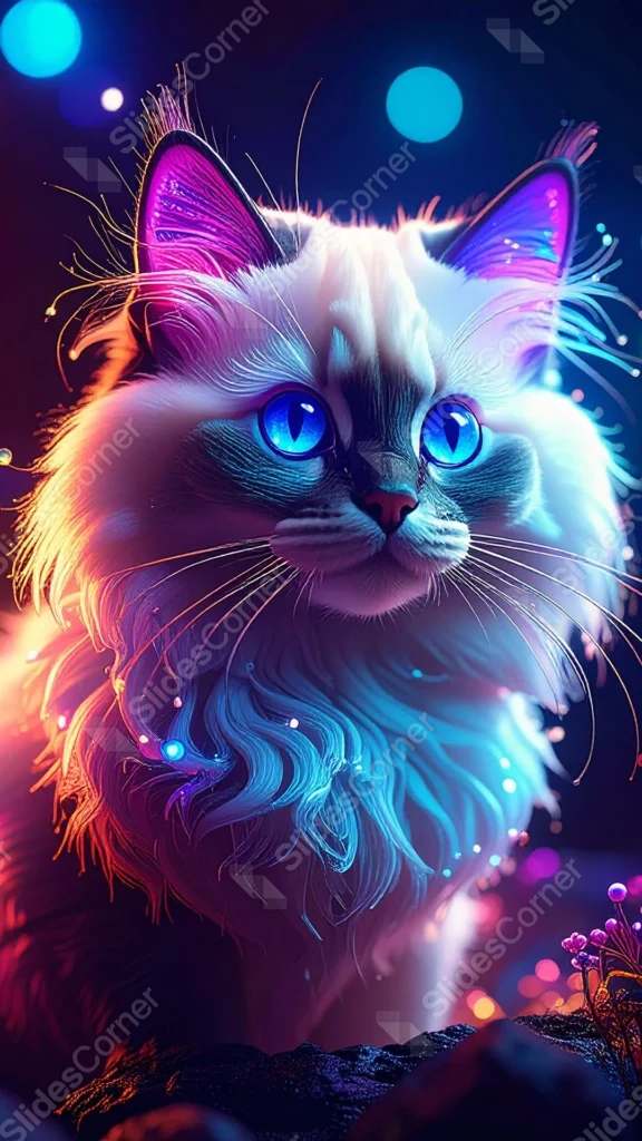 Magical Neon Cat with Butterfly Wings Wallpaper – Free 1080×1920 Download Magical Neon Cat with Butterfly Wings Wallpaper – Free 1080×1920 Download