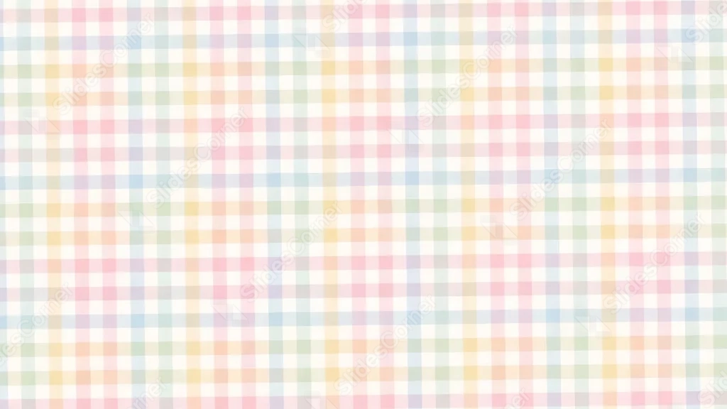 Cute Pastel Plaid Background For Google Slides With Gingham Cute Pastel Plaid Background For Google Slides With Gingham