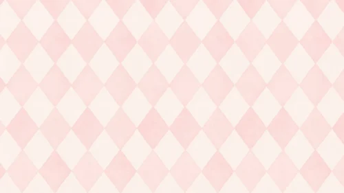 Cute pink and cream harlequin diamond pattern background for Google Slides