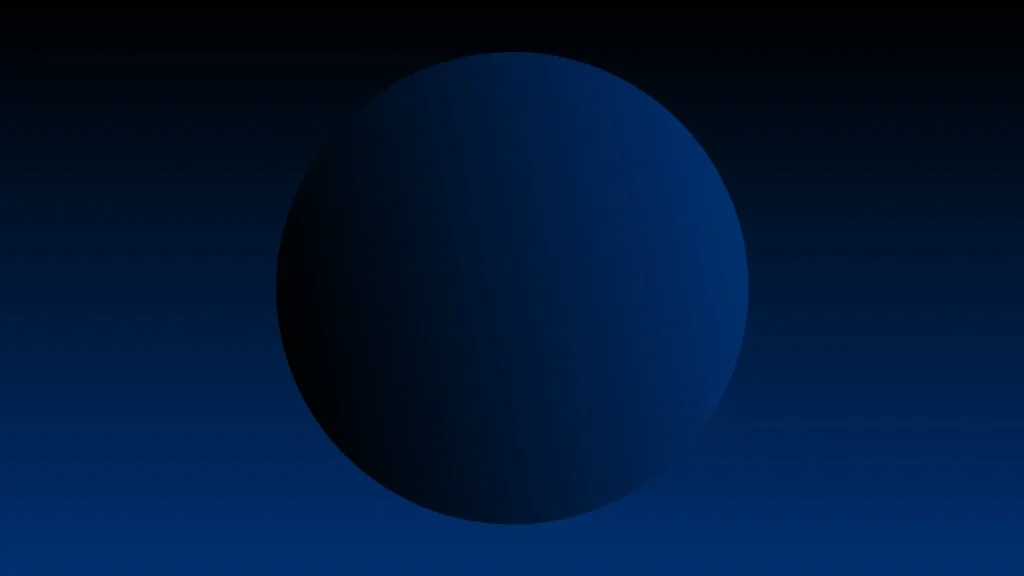Dark Blue 3D Sphere Background For Google Slides With A Glowing Orb Dark Blue 3D Sphere Background For Google Slides With A Glowing Orb