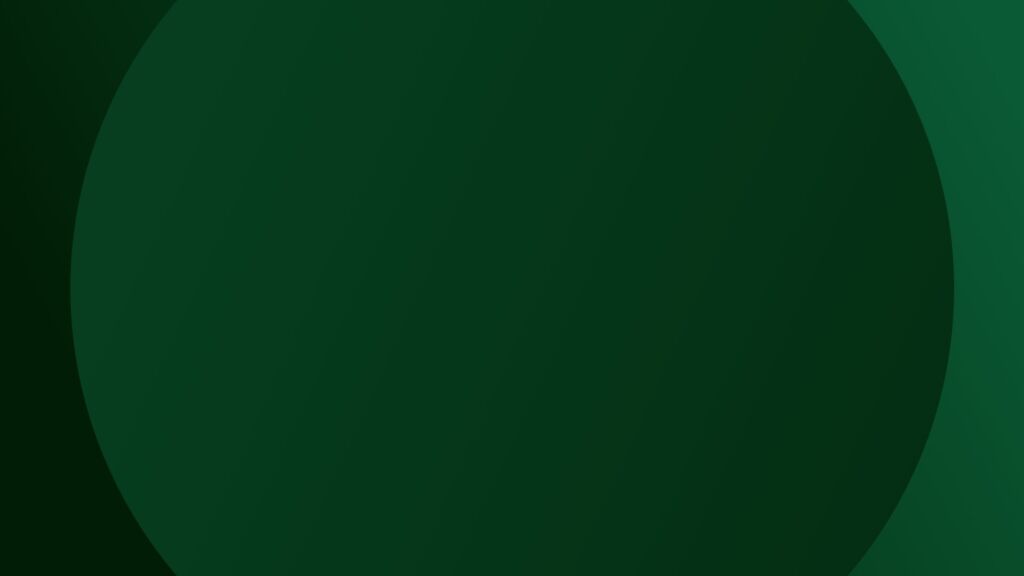 Dark Green Gradient Background For PowerPoint With A Subtle Circle Silhouette