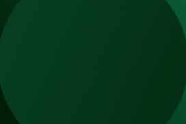 Dark Green Gradient Background For PowerPoint With A Subtle Circle Silhouette