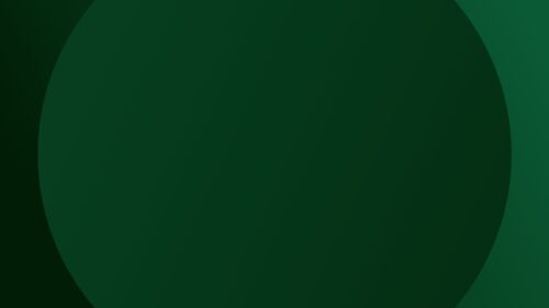 Dark Green Gradient Background For PowerPoint With A Subtle Circle Silhouette