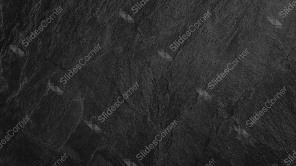 Dark Grey Texture Background For PowerPoint With Slate Cracks Dark Grey Texture Background For PowerPoint With Slate Cracks