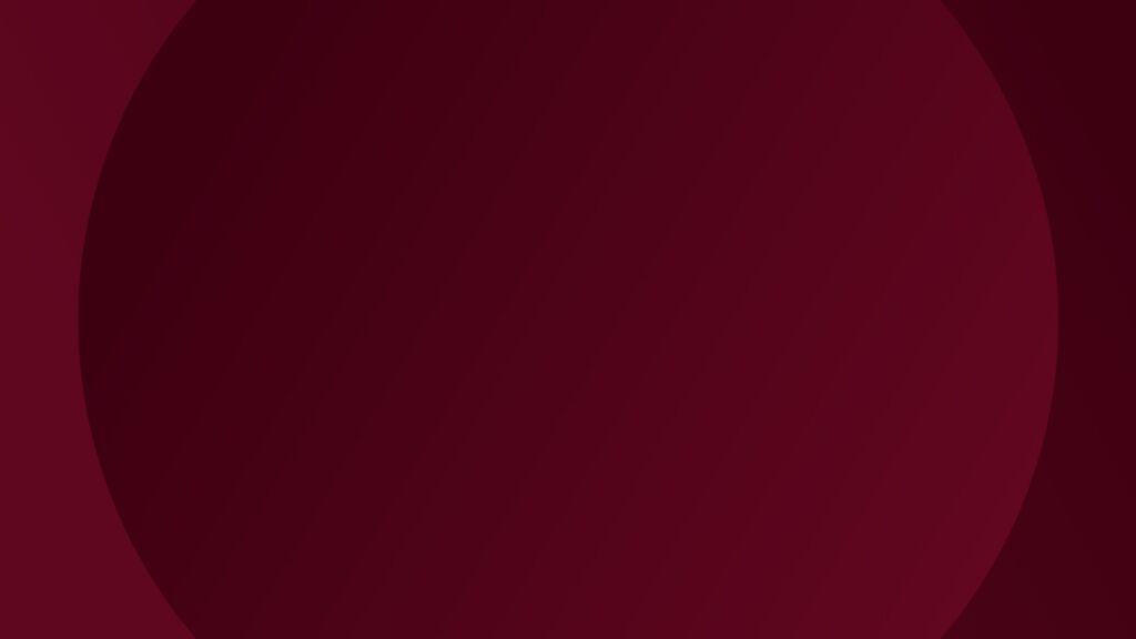 Dark Red Gradient Background For PowerPoint With A Deep Maroon Circle Silhouette