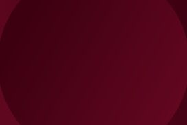 Dark Red Gradient Background For PowerPoint With A Deep Maroon Circle Silhouette