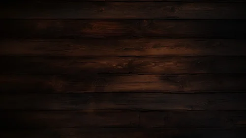 Dark Wood Background For PowerPoint With Walnut Plank Grain Dark Wood Background For PowerPoint With Walnut Plank Grain