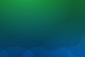 Emerald Green Gradient Background For PowerPoint With Layered Blue Shapes