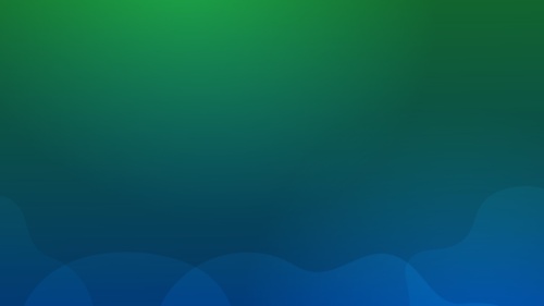 Emerald Green Gradient Background For PowerPoint With Layered Blue Shapes Emerald Green Gradient Background For PowerPoint With Layered Blue Shapes