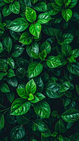 Fresh Green Foliage Wallpaper for Phone – Free 1080×1920 Download