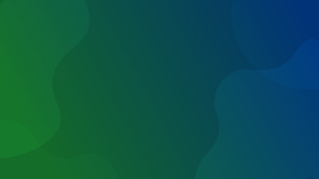 Green Blue Gradient Background For Google Slides With Layered Textured Shapes