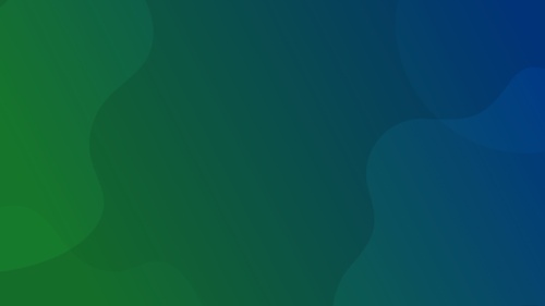 Green Blue Gradient Background For Google Slides With Layered Textured Shapes