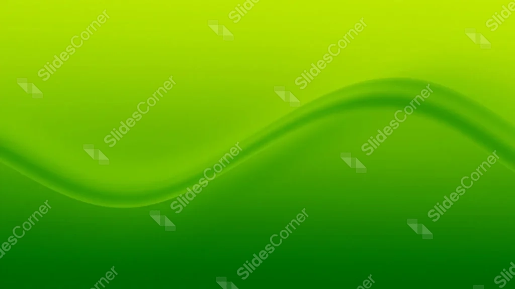 Green Background For PowerPoint With A Flat Lime Wave Gradient Green Background For PowerPoint With A Flat Lime Wave Gradient
