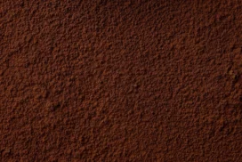 Coffee Background For PowerPoint With Ground Powder Texture