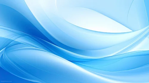 Light Blue Background For PowerPoint With Glossy Abstract Waves Light Blue Background For PowerPoint With Glossy Abstract Waves