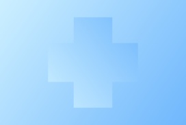Medical Background For PowerPoint With A Minimal Light Blue Cross