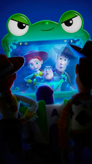 Vibrant Toy Story Lily Pad Screen Wallpaper – Free 1080×1920 Download