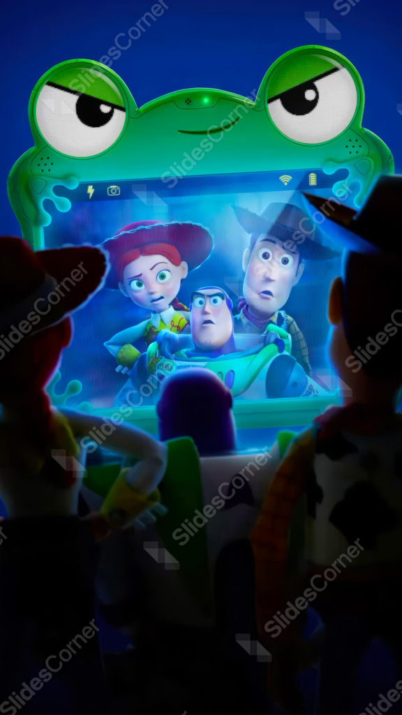 Vibrant Toy Story Lily Pad Screen Wallpaper – Free 1080×1920 Download