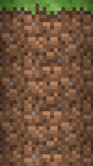 Minecraft Dirt Block Vertical Background for Phone – Free 1080×1920 Download
