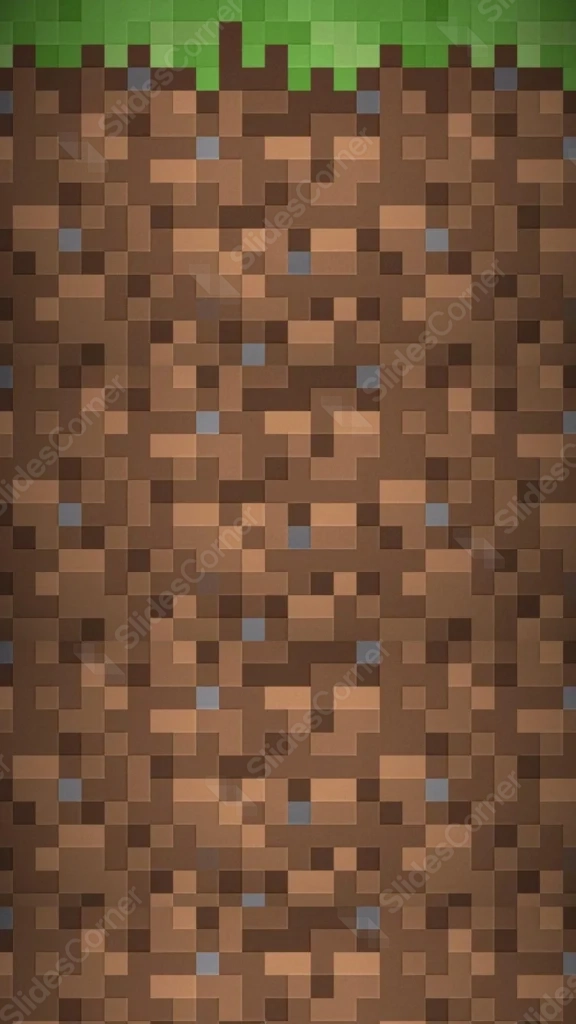 Minecraft Dirt Block Vertical Background for Phone – Free 1080×1920 Download